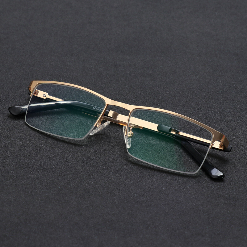 Photochromic Blue Light Blocking UV Reading Glasses Resin Lens 0-6.00 for Men-image