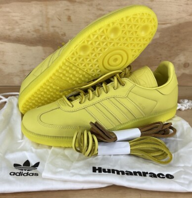 Adidas Samba X Pharrell Human Race 'Yellow' IE7292 Men's Size 10.5