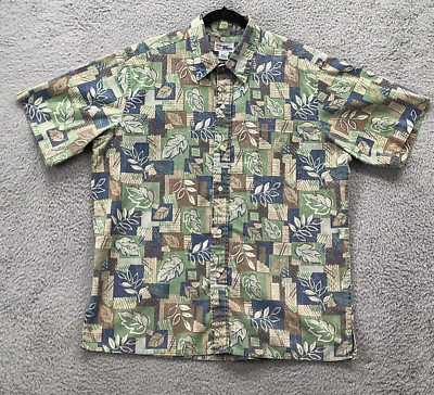 90'S Reyn Spooner Bikini Tag All-Over Print Lahaina Sailor Button-Down Hawaiian Aloha Shirt Made in Hawaii Men's XL cotton multicolor Vintage Second Hand