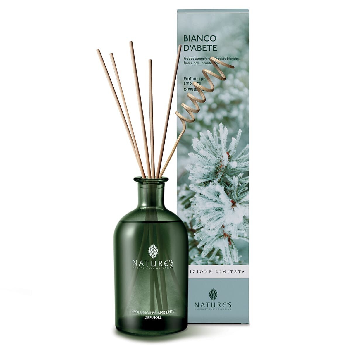 Bios Line Bianco Diffusore Ambiente Nature's D'abete, Con Bastoncini - Immagine 2