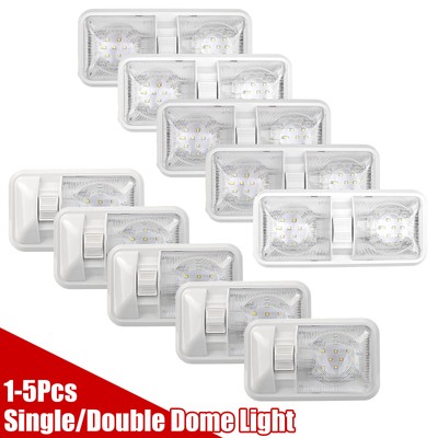 1-5 PCS 12V Led RV Ceiling Dome Light RV Interior Lighting for Trailer Camper US