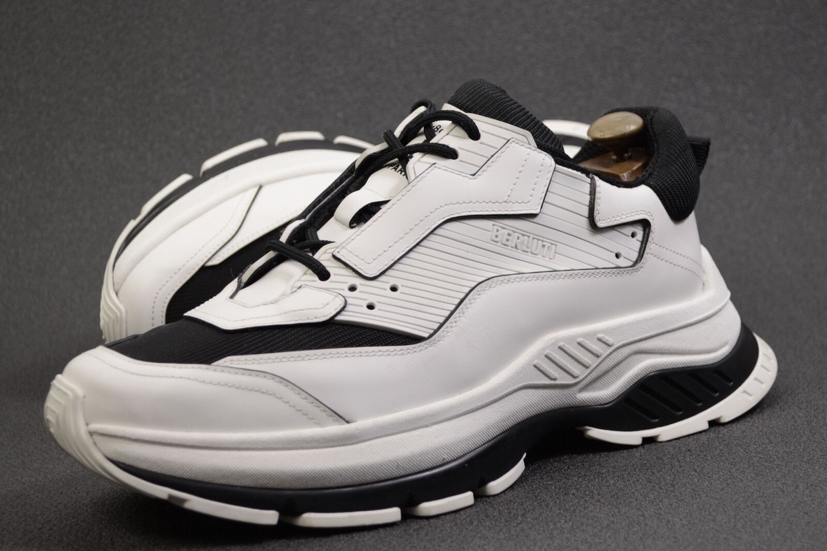 【BERLUTI】SNEAKERS Shadow Knit And Leather Sneaker | Berluti US