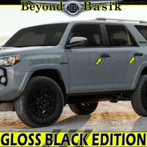 For 2010 2020 Toyota 4runner Gloss Black Door Handle Covers Trims
