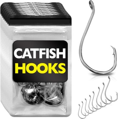 120 Piece Fishing Hook Assortment Kit Large Freshwater Saltwater