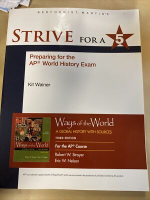 Strive for a 5 for Ways of the World for AP World course - Paperback -NEW