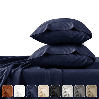 1800 Series 4 Piece Bed Sheet Set Hotel Luxury Ultra Soft Deep Pocket Sheets Set