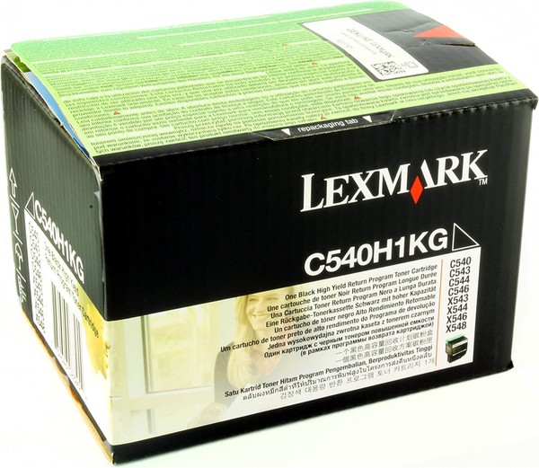 Lexmark C540H1KG C540, C543, C544, X543, X544 Tonerkartusche Schwarz 2.500 Seite-image
