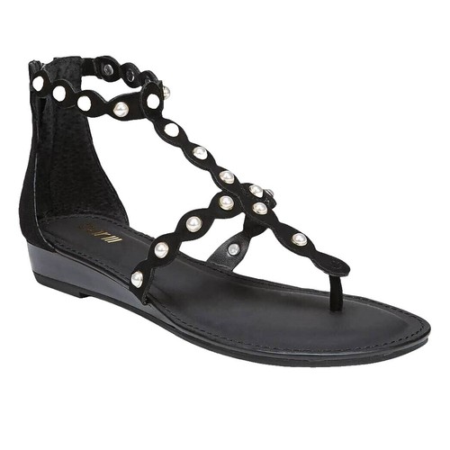 bar iii alana tie up geo heel sandals