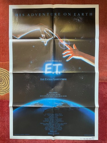 E.T. THE EXTRA-TERRESTRIAL 1982 Original US Advance One Sheet Film Poster 820073