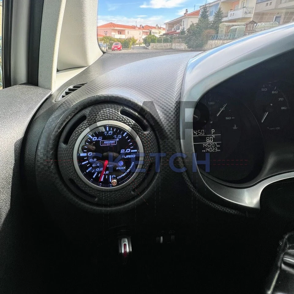 Seat Leon 1P Air Vent Gauge pod for 60/62mm - Изображение 3 из 4