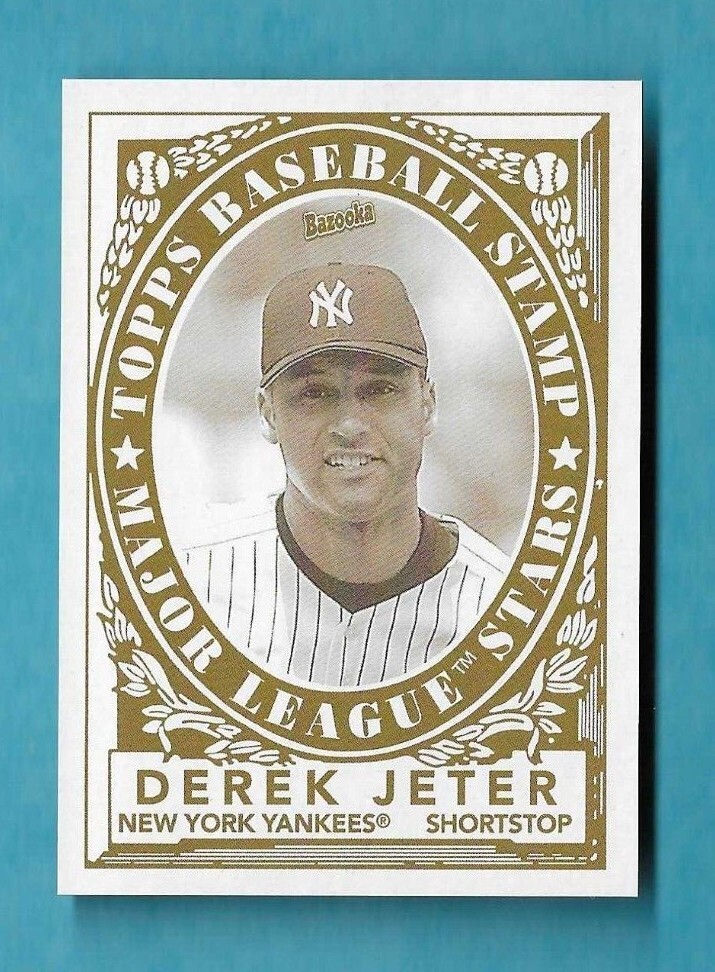 2006 BAZOOKA STAMPS insert 12/30 DEREK JETER - NEW YORK YANKEES
