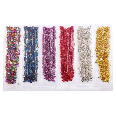 1 Pack Irregular Broken Glass 3D Stone DIY Art Decoration Manicure Tools