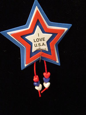 Lot 25 PATRIOTIC STAR MAGNET KIT group craft kits classroom home school