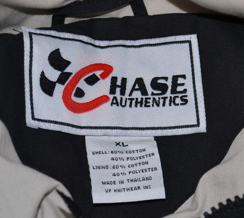 NHRA Winston Drag Racing Hooded Jacket Size XL Mid-Weight Black EUC VTG - Picture 7 of 9