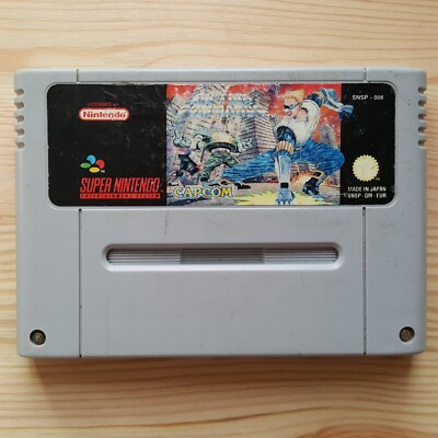 SNES Captain Commando Super Nintendo PAL Spiel Modul Cartridge Patrone