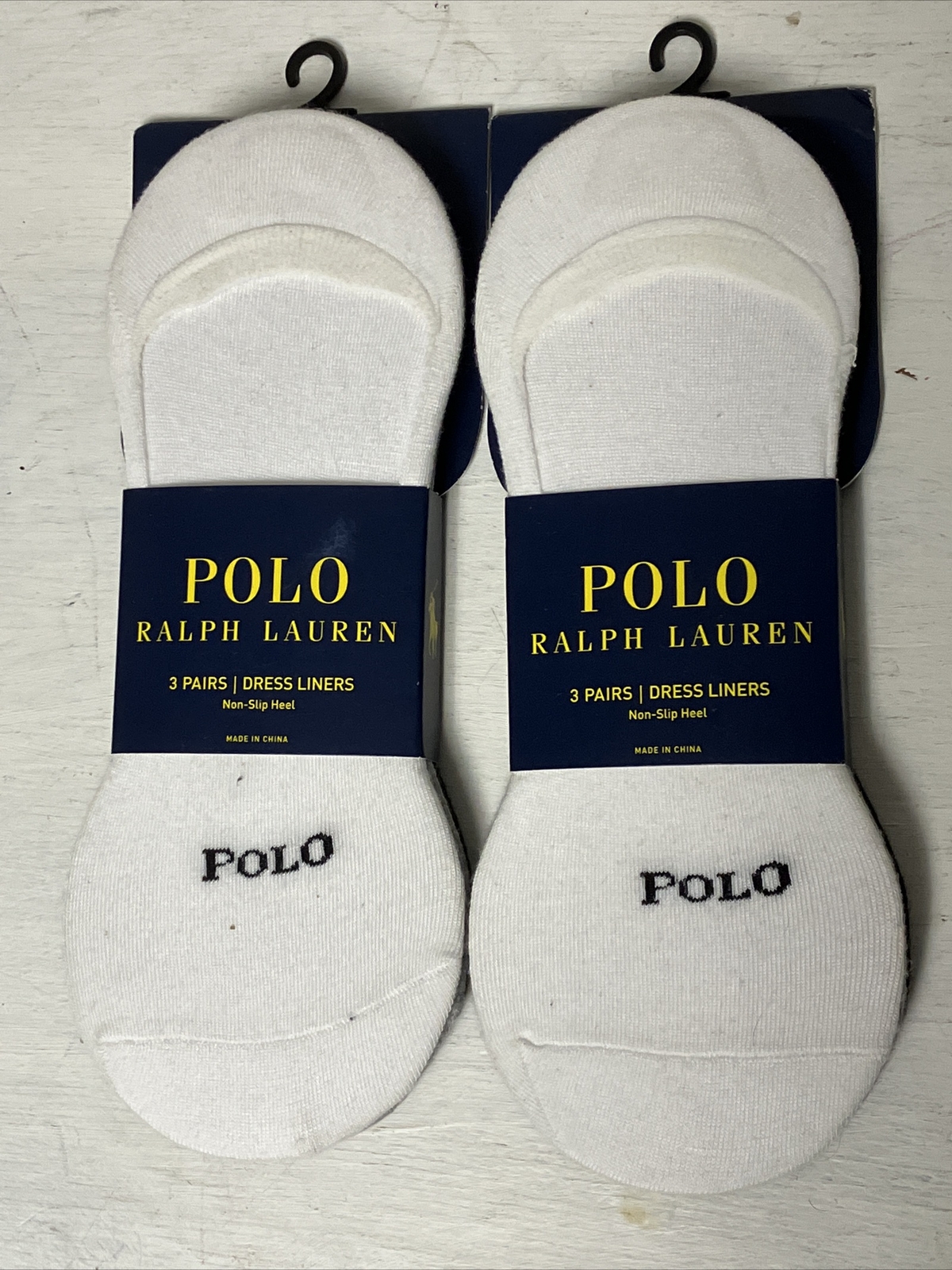 Polo Ralph big pony Lauren uomo no show abito fodera casual lotto 3 confezioni x2