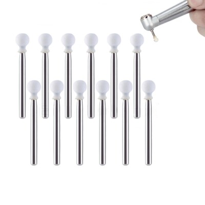 WHITE MOUNTED STONES 12 PER BOX - FL2  -CN1 - RD1 - FL3 ARKANSAS STONE DENTAL