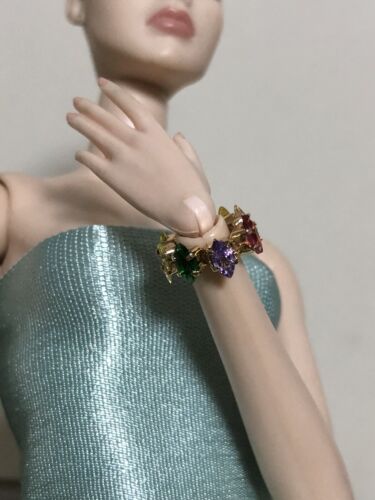 1/6 bracelet bijou poupée pierre de couleur pour mode royauté intégrité jouets J170 - Photo 1 sur 5