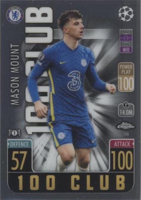 2021-22 Topps Chrome Match Attax UCL Mason Mount #190 - 1 of 1