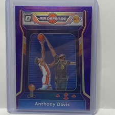 2020-21 Optic Anthony Davis  Air Defense Purple Prizm Card