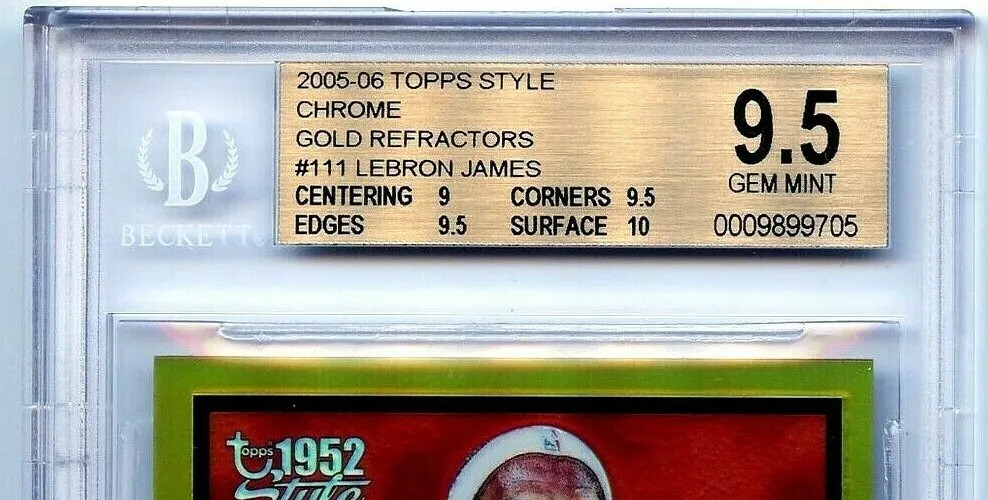 【希少】2005-06 Topps Chrome LeBron James 2004 - 05 Topps Chrome Lebron James # 23 2nd Year Basketball