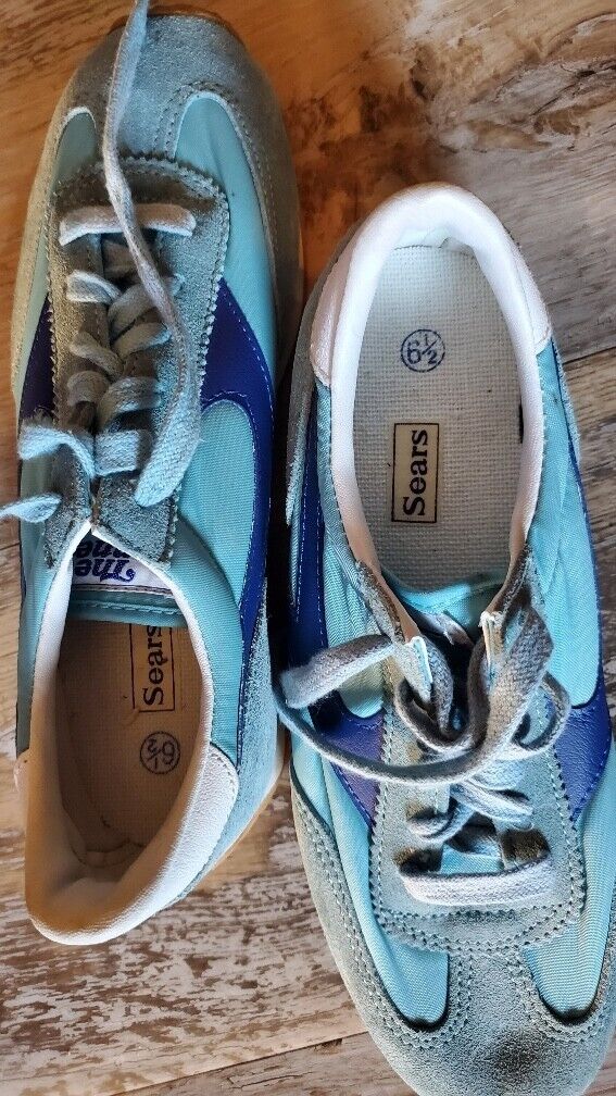 Vintage Sears Light/Dark Blue The Winner II Sneakers, Shoes Vintage Sears Light/Dark Blue The Winner II Sneakers, Shoes