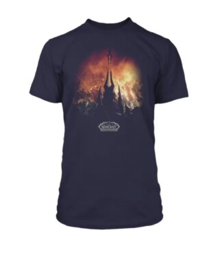 NWT World of Warcraft Shadowlands Shirt By Jinx Mens Small Blizzard Blizzcon NEW