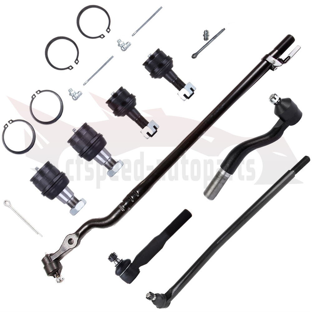 8pcs Front Ball Joints & Tie Rod Set for 00-04 Ford Excursion F-250 F-350 Super Duty