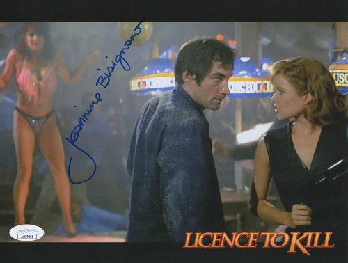JEANNINE BISIGNANO Signed LICENCE TO KILL 8x10 Photo Autograph JSA COA