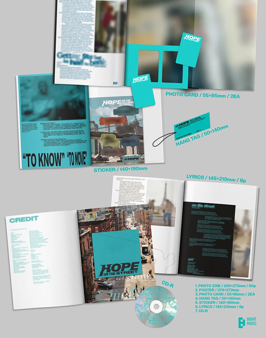 BTS J-HOPE フォトブックセット BTS J-HOPE [HOPE ON THE STREET] VOL.1 Album/CD+Photo Book+