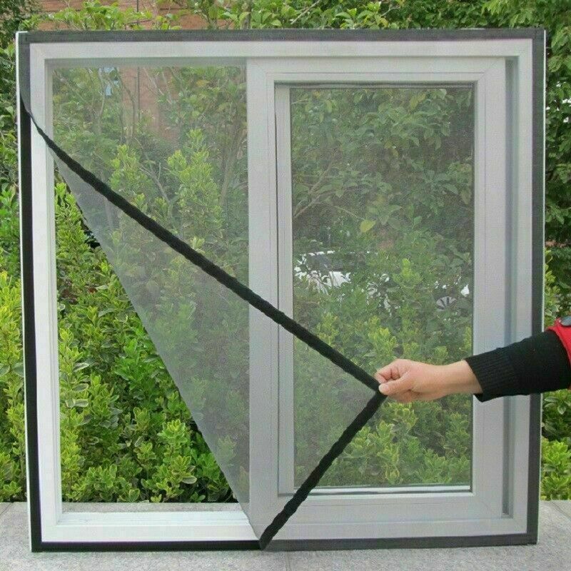 Invisible Insect Screen Window Netting Kit Fly Wasp Mosquito