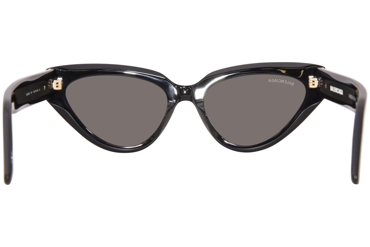 Balenciaga BB0270S 001 Sunglasses Women's Black/Grey Cat Eye Balenciaga BB0270S 001 Sunglasses Women's Black/Grey Cat Eye
