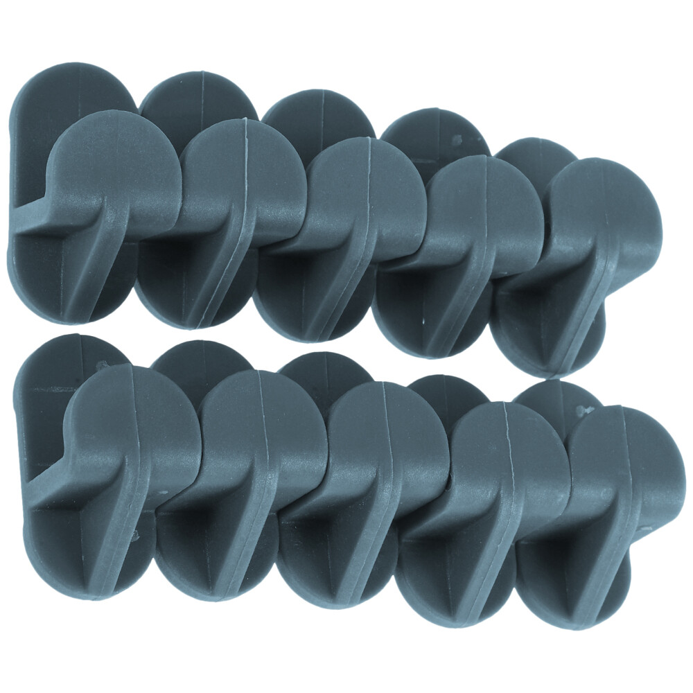 10 Pcs Clips Platico Para Freezer Hooks Fridge Shelves Support