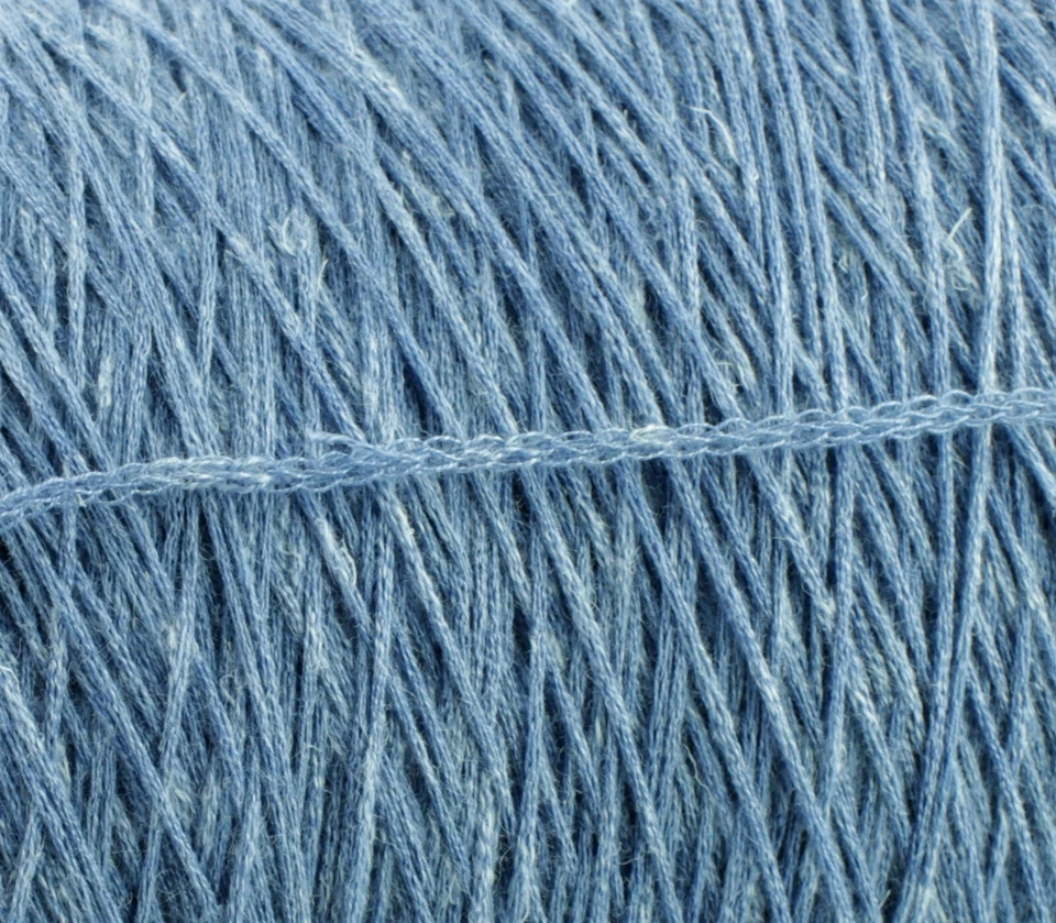 60€/kg 355g FETTUCCIA LALISE hellblau  71%Merino 15%Seide 14%Leinen 320m/100g - Bild 2 von 2