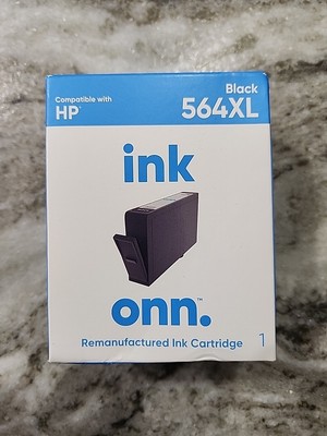 HP Comp 564XL Black ONN Printer Ink Cartridge PhotoSmart Deskjet Touchsmart