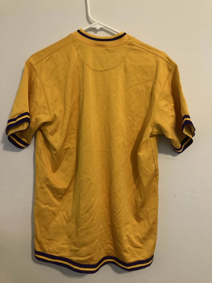 Винтажная футболка для стрельбы 90-х Nike Los Angeles Lakers разминка мужская размер XL. J57 - Изображение 2 из 4