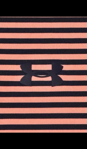Under Armour Golf Playoff 3.0 Stripe Polo UA Navy Orange Mens Size L 1378676-423 - Picture 8 of 10