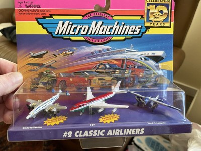 1996 Micro Machines #2 Classic Airliners NEW IN BOX!