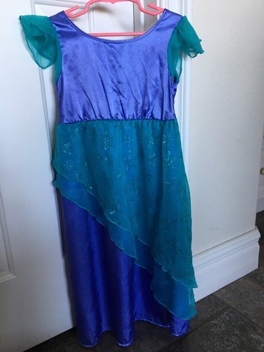 Disney Store Arielle kleine Meerjungfrau Kleid Kostüm Outfit Größe 4 Pull On, 102 cm - Bild 5 von 7