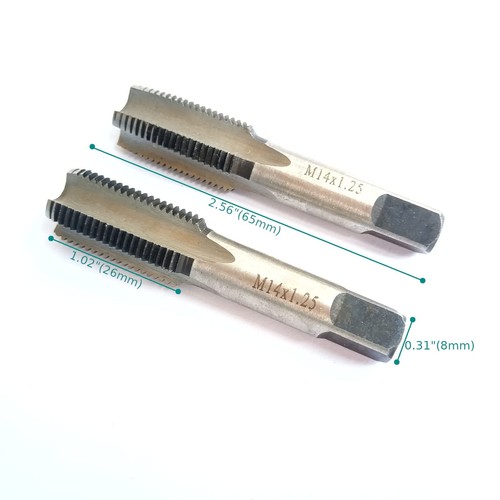M14x1.25 Metric Hand Thread Tap 1 Tapper Tap 1 Plug Tap 1.25mm Pitch Right Ha... - Picture 3 of 6