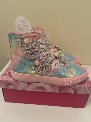 New Lelli Kelly Girls Boots Unicorn Wings Rainbow Ankle Boots UK - Main Image