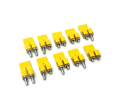 Allen Bradley 1492-CJJ6-2 Ser. A Terminal Block Center Jumper 2-Pole LOT OF 10
