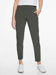 ATHLETA Chelsea Cargo Gray Athletic Lightweight Jogger Pants, Size 8 Tall T | eBay