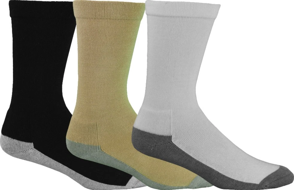 2x Bamboo Charcoal Circulation Socks - Loose fit - Mens & Womens Healthy Choice