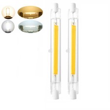 20W Halogen Lamps Replace Dimmable R7s LED 118mm COB Ceramic Glass Tube Light