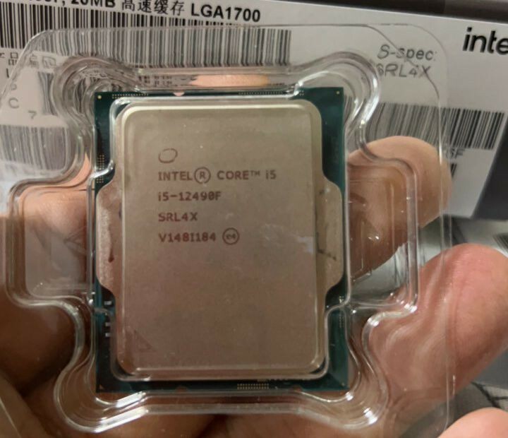12th Gen Intel Core i5 12490F LGA 1700 CPU Processor Alder 12th Gen Intel Core i5 12490F LGA 1700 CPU Processor Alder