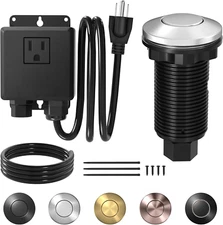 Garbage Disposal Button Kit, Garbage Disposal Air Switch Kit Sink Top Switch for