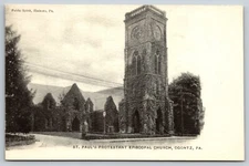 Postcard Pennsylvania Ogontz St Paul's Protestant Episcopal Church  44U
