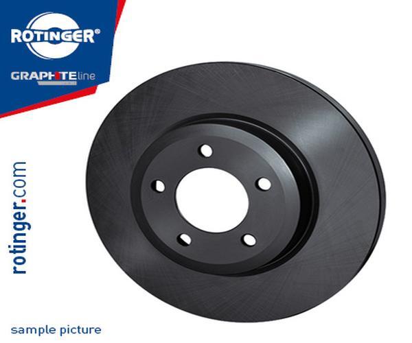 Rotinger 2X Bremsscheibe Hinten Ø238.8Mm FüR Honda Jazz III GE 1.2 1.3I City-image