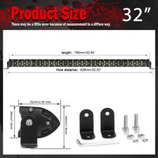 Slim Single Row 7 14 20 26 32 38 44 50 Led Spot Light Bar Offroad Truck Atv Suv